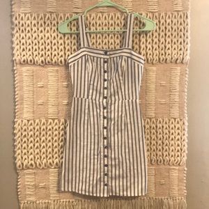 Pin stripe body con dress